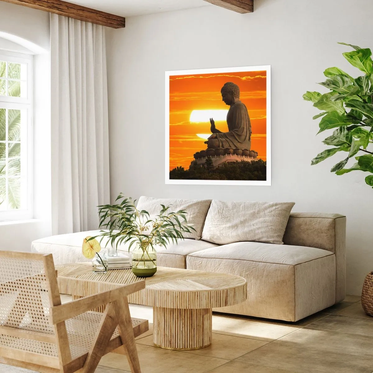 Poster - Fără frică de lume - 50x50 cm