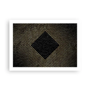 Poster - Geometrie în stil glamour - 70x50 cm