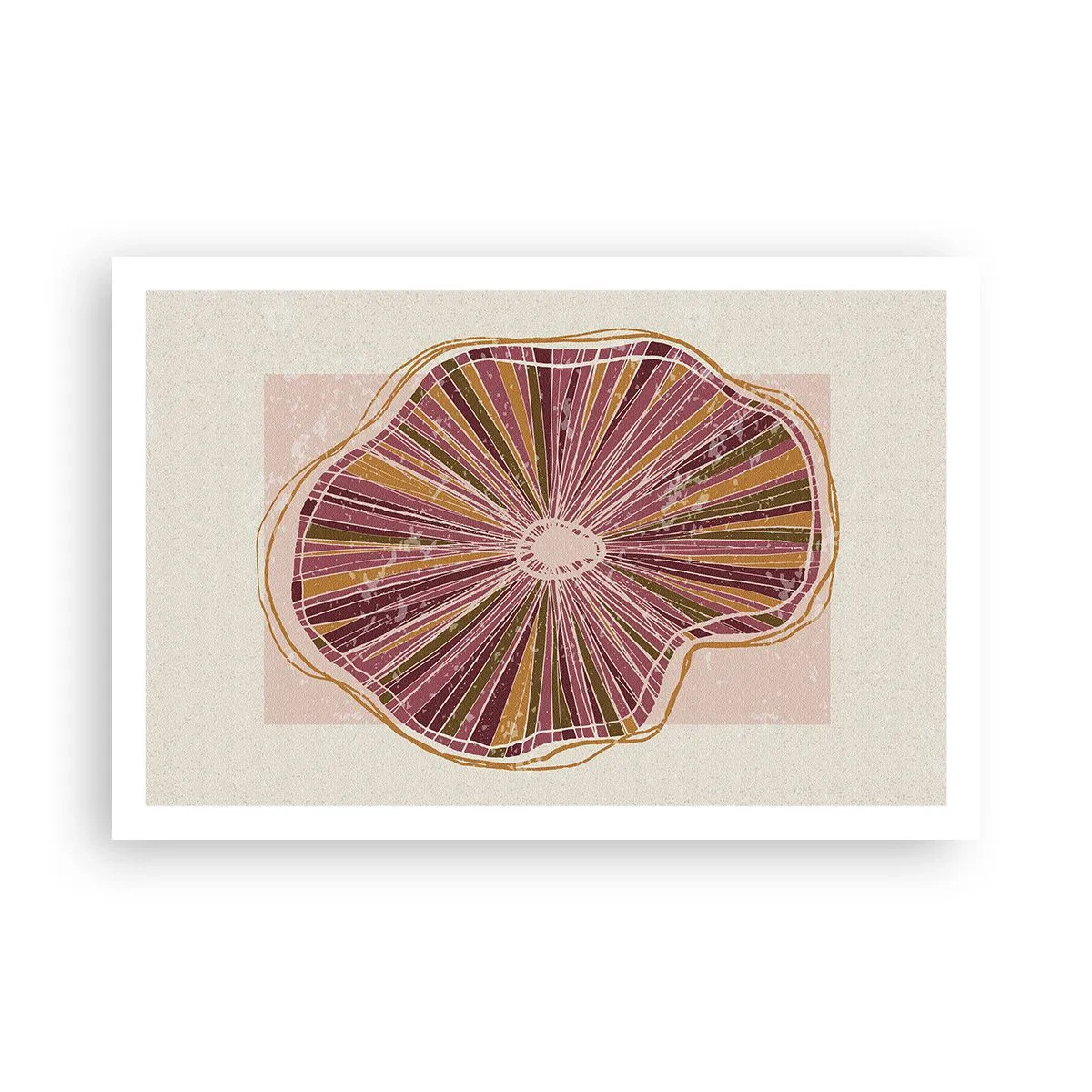 Poster - Abstracția radială - 91x61 cm