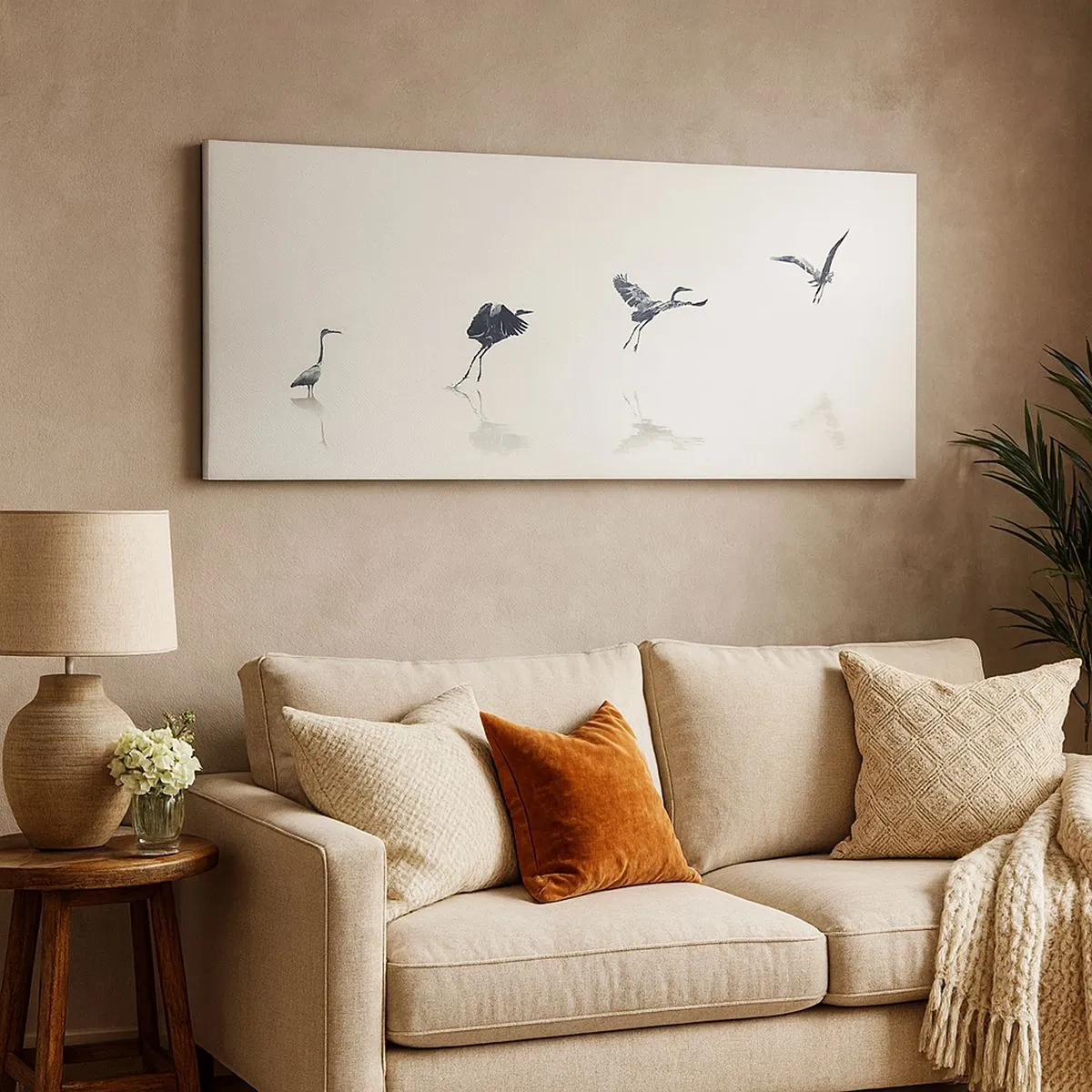 Tablou pe pânză - Patru pași simpli - 100x40 cm