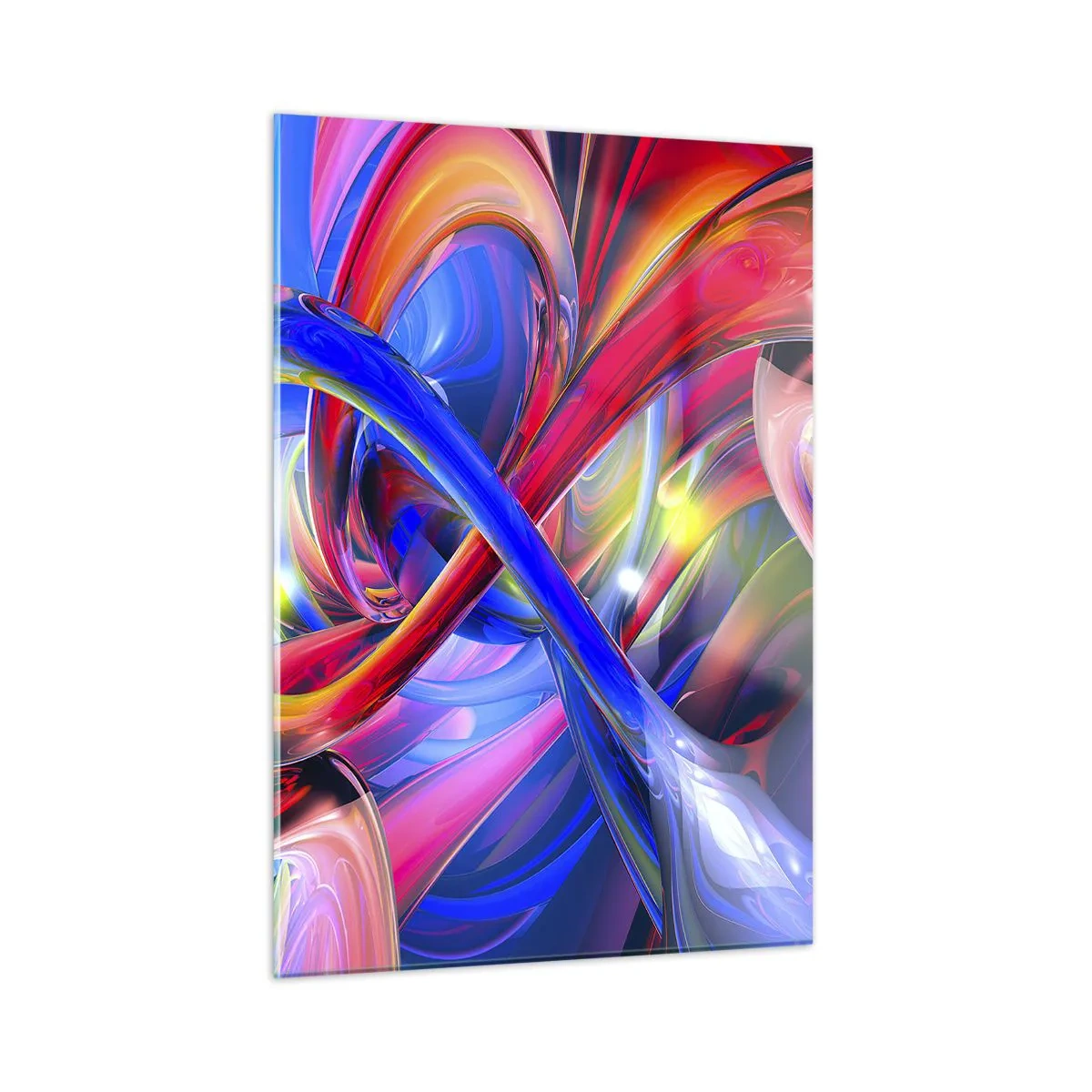 Tablou pe sticlă - Dansul culorilor - 50x70 cm