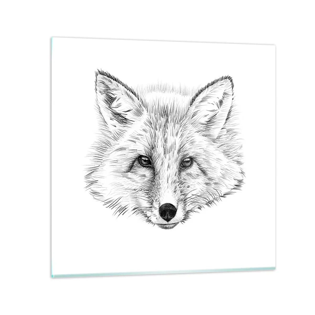 Tablou pe sticlă - Oare acești ochi pot minți? - 70x70 cm