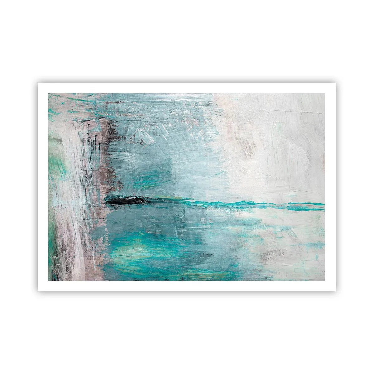 Poster - Orizontal în albastru - 100x70 cm