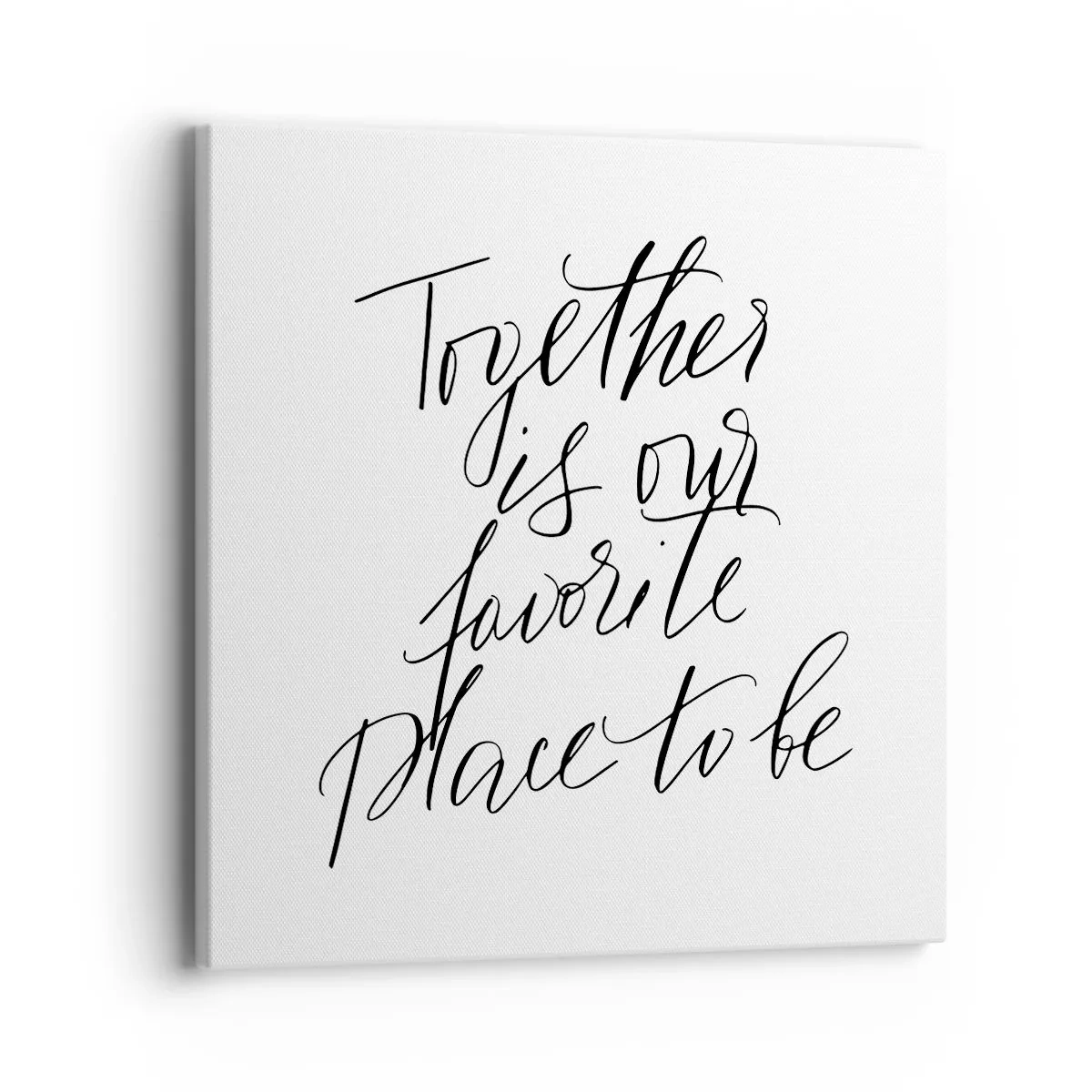 Tablou pe pânză - O simți și tu? - 40x40 cm