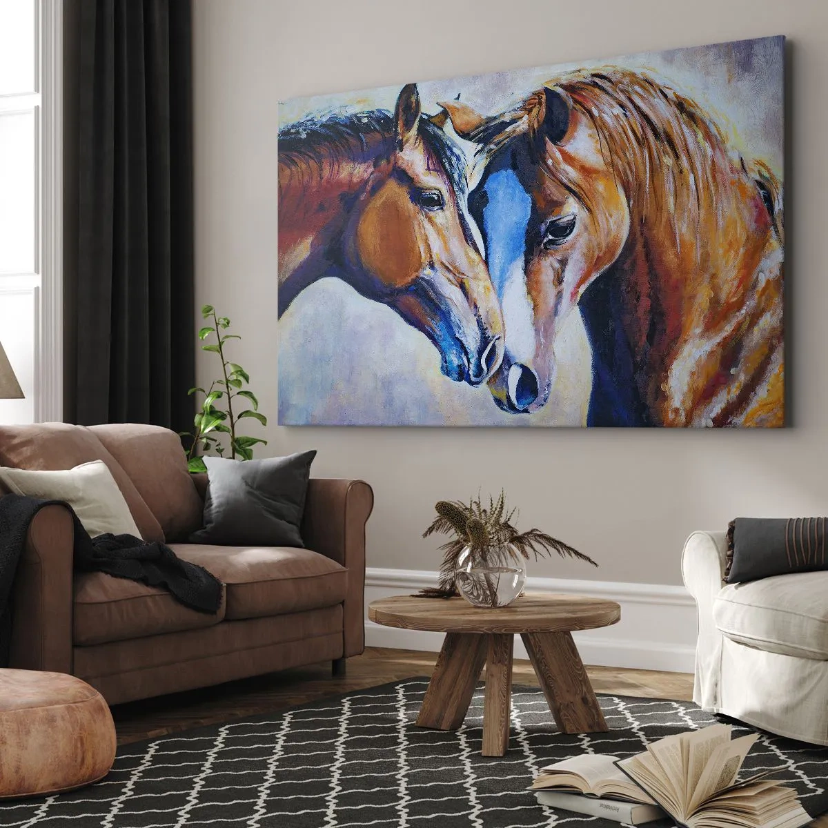Tablou pe pânză - Două suflete apropiate - 120x80 cm