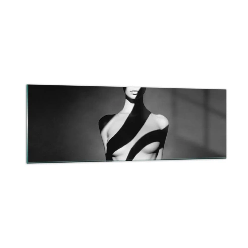 Tablou pe sticlă - La strălucire și la umbră - 90x30 cm