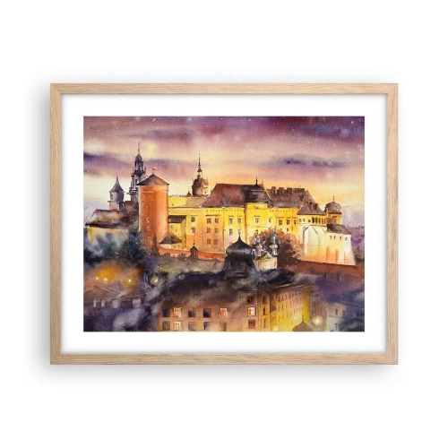 Poster în ramă de stejar deschis - Poveste și basm - 50x40 cm