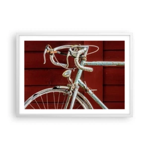 Poster în ramă albă - Creat pentru victorie - 70x50 cm