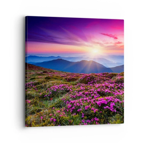 Tablou pe pânză - Ierburile proaspete miroseau puternic - 30x30 cm