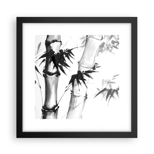 Poster în ramă neagră - Primul-plan al Orientului - 30x30 cm