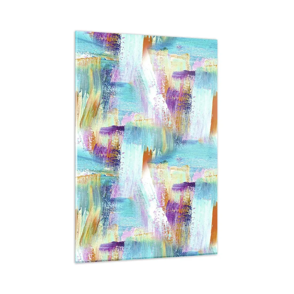 Tablou pe sticlă - Mâzgălire veselă - 80x120 cm