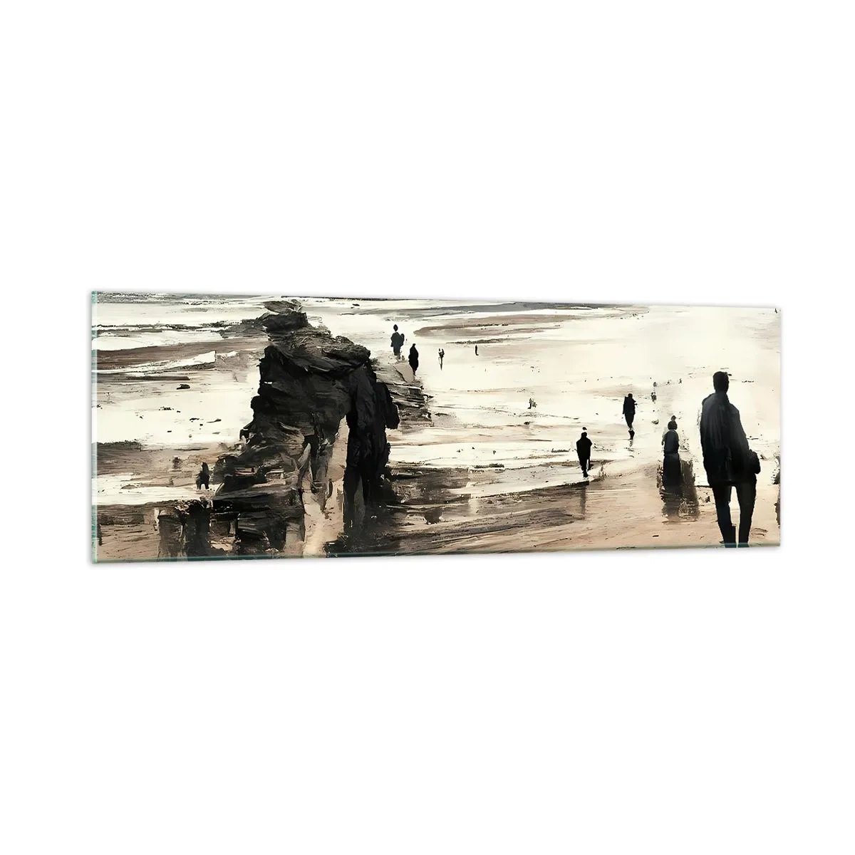 Tablou pe sticlă - Reamintiți - 90x30 cm