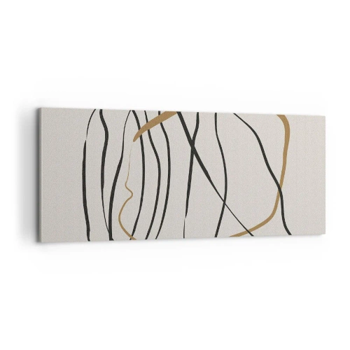 Tablou pe pânză - Compoziție - Dans posesiv - 100x40 cm