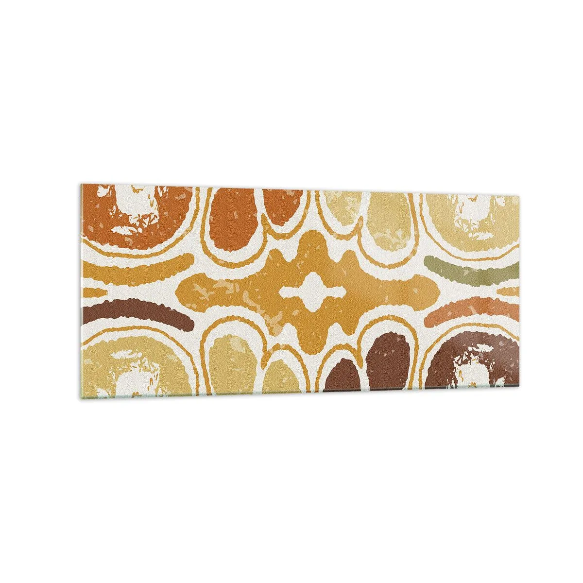 Tablou pe sticlă - Abstracție sentimentală - 120x50 cm