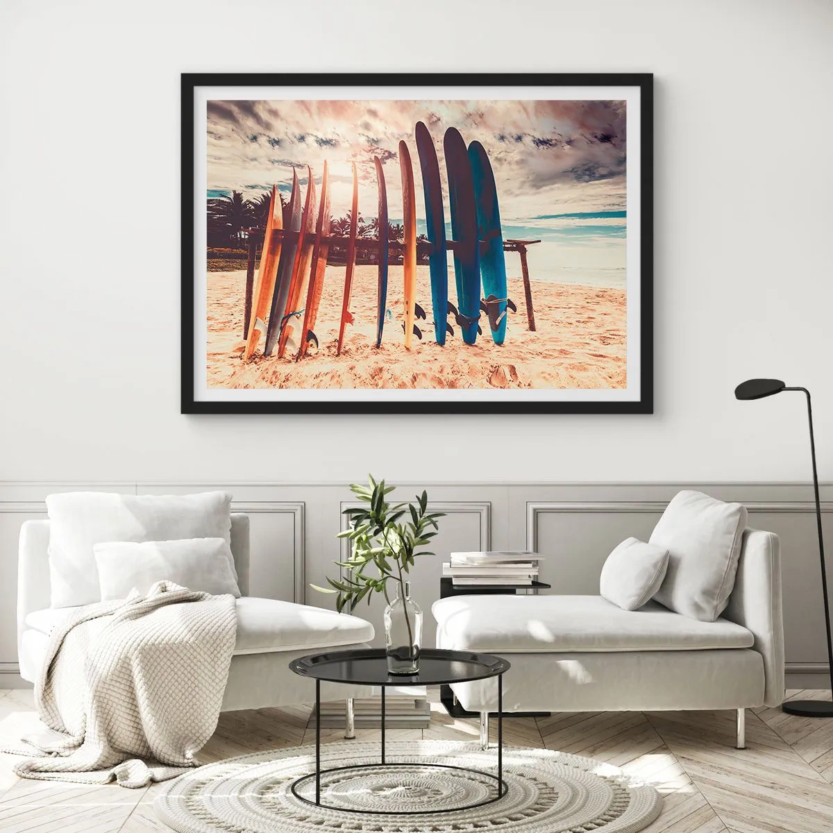Poster în ramă neagră - Noapte bună, până mâine - 70x50 cm