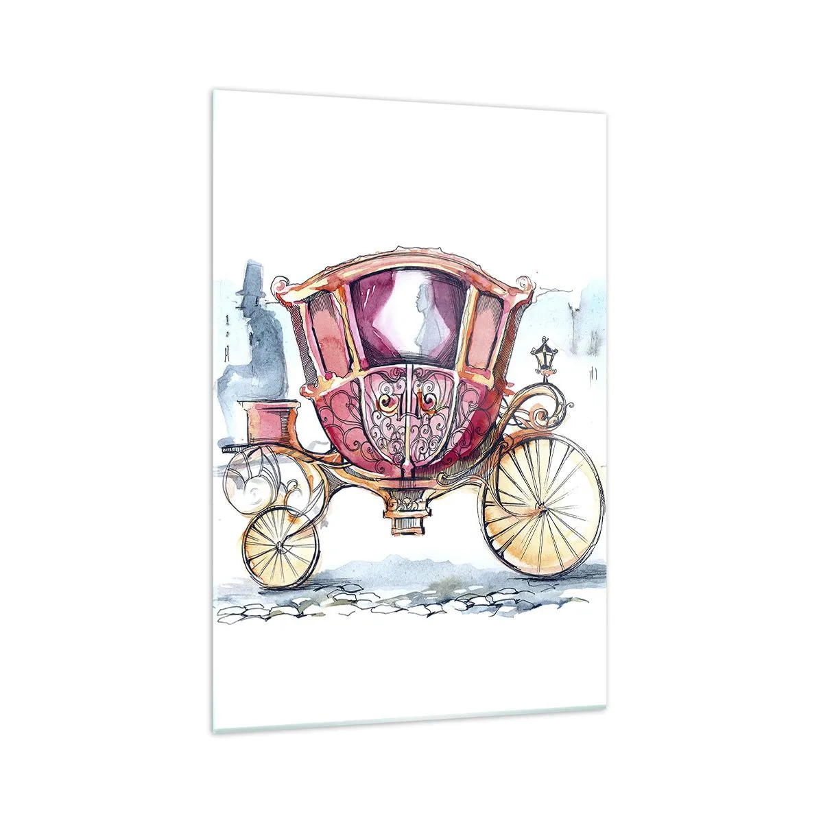 Tablou pe sticlă - Pentru nuntă sau pentru bal? - 70x100 cm