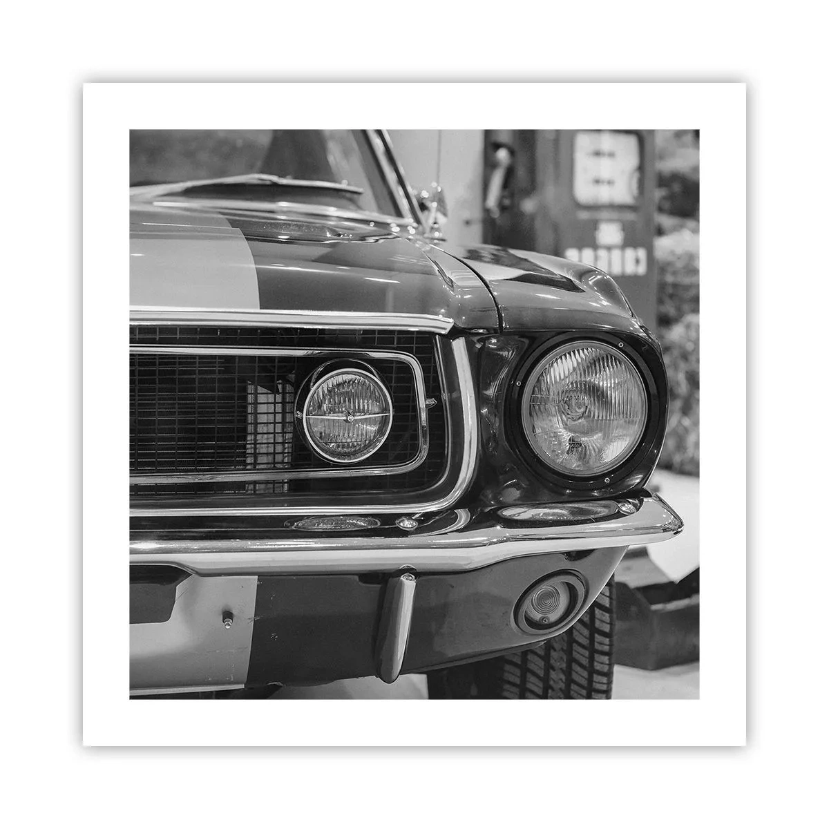 Poster - Condus dur - 50x50 cm