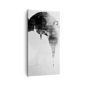 Tablou pe pânză - Pe ambele părți ale geamului - 65x120 cm