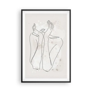 Poster în ramă neagră - Un moment pentru vis - 61x91 cm