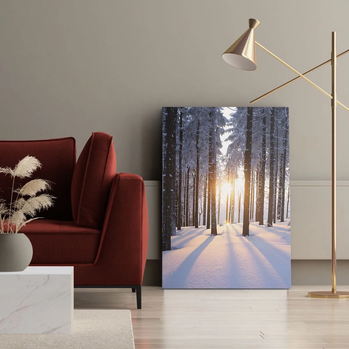 Tablou pe pânză - În mod clar în alb și negru - 50x70 cm