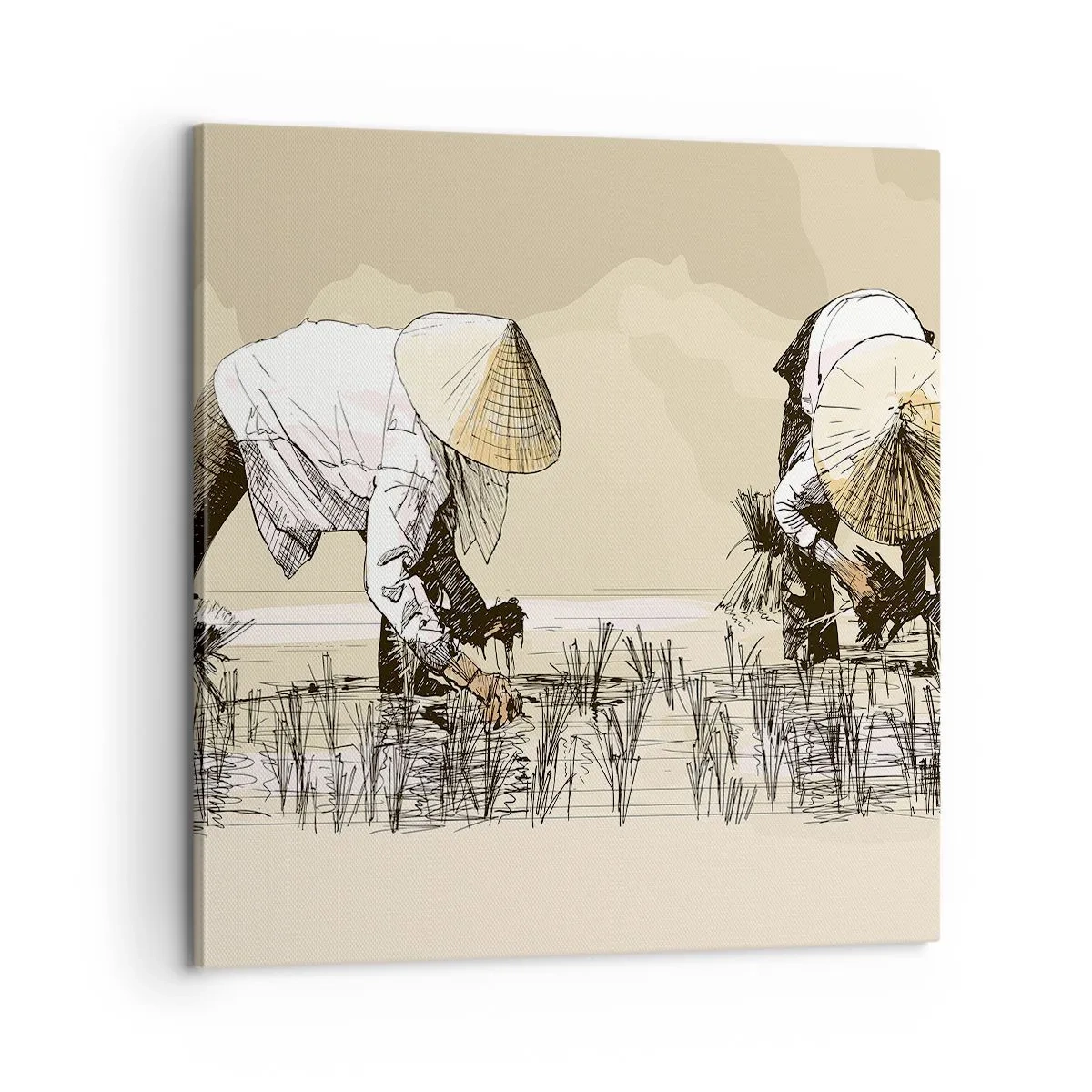 Tablou pe pânză - O recoltă reușită - 60x60 cm