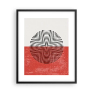 Poster în ramă neagră - Direct la subiect - 40x50 cm