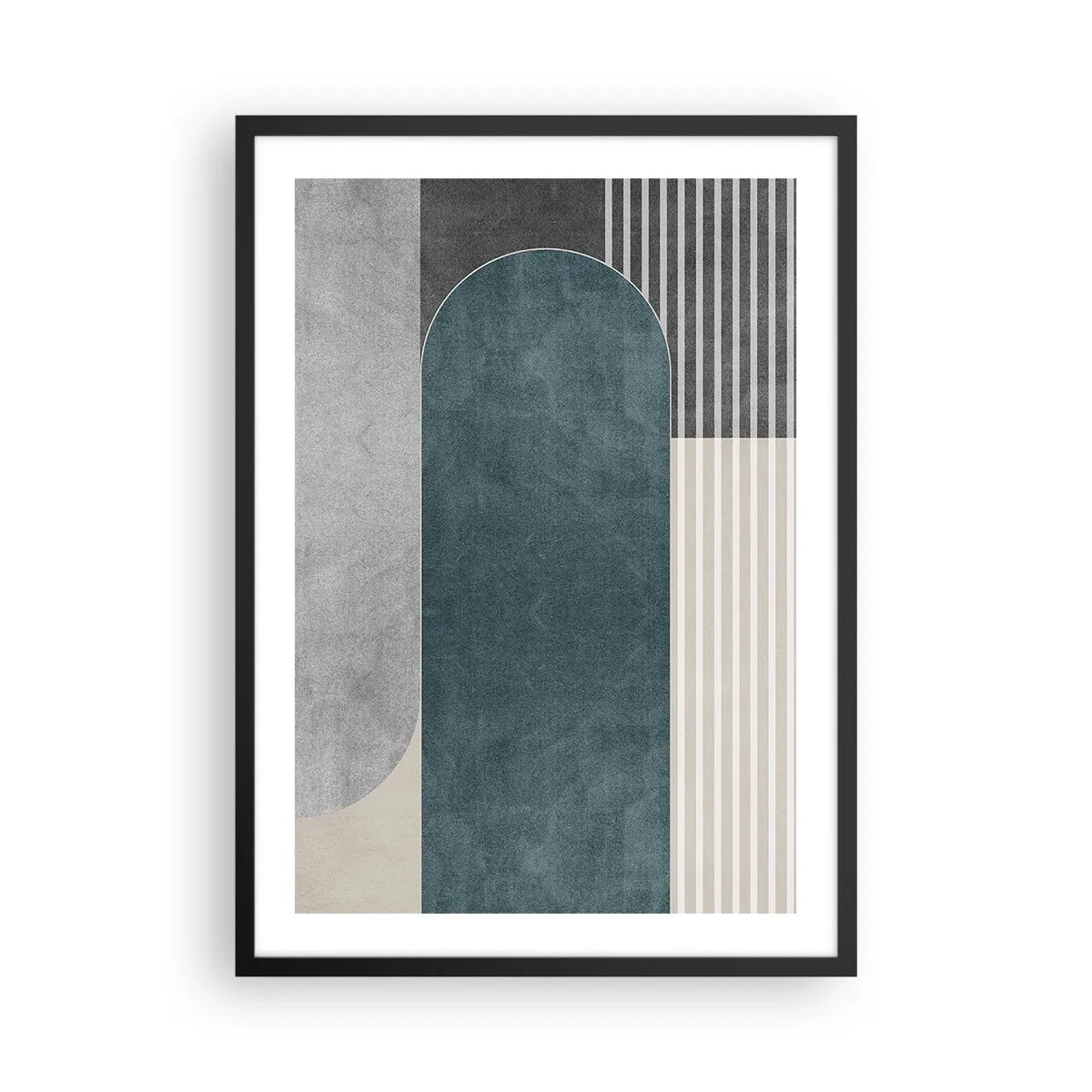 Poster în ramă neagră - Compoziție de nivel - 50x70 cm