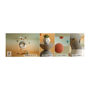 Mostră tapet autocolant Deluxe Sticker - Orice se poate întâmpla - Abstracția, Suprarealism, 3D - 100x30 cm