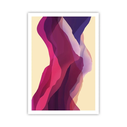 Poster - Valuri de violet - 70x100 cm