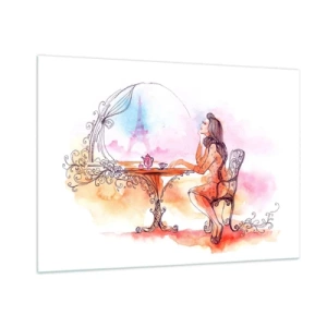 Tablou pe sticlă - Șic parizian - 100x70 cm