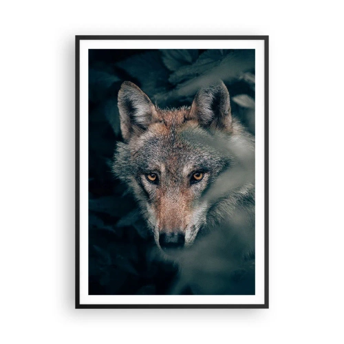 Poster în ramă neagră - Vânător - 70x100 cm