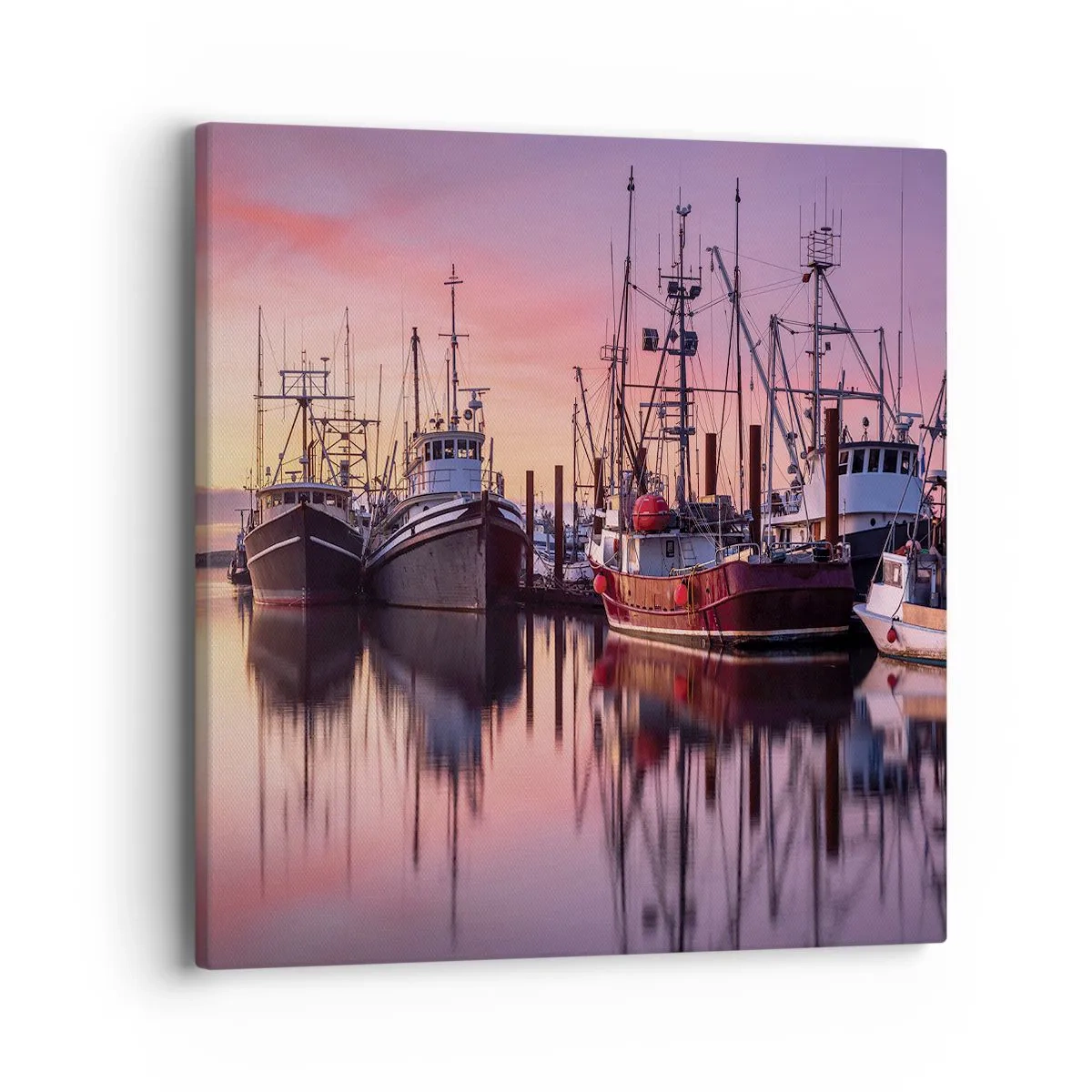 Tablou pe pânză - Înainte de o zi plină - 40x40 cm