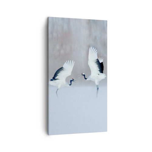 Tablou pe pânză - Dansând în ceață - 45x80 cm