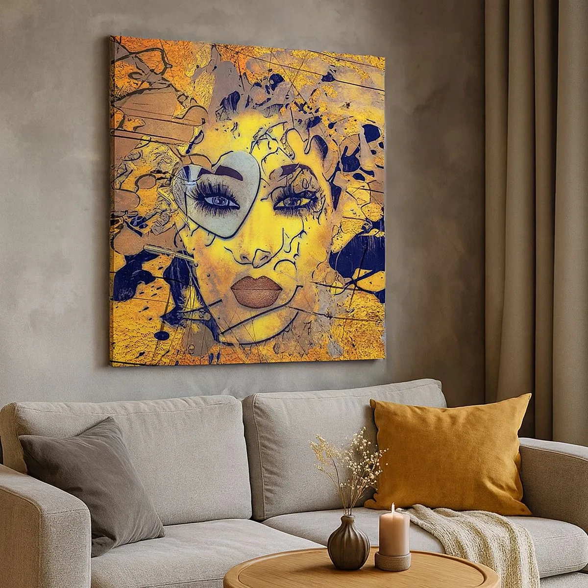 Tablou pe pânză - Frumusețe însorită - 30x30 cm