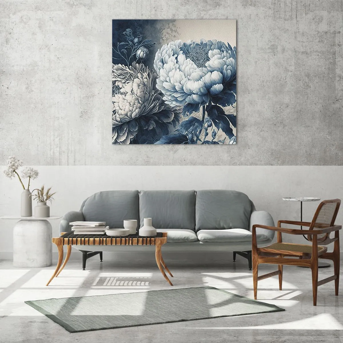 Tablou pe sticlă - Pereche asortată - 40x40 cm