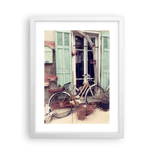 Poster în ramă albă - Trăiască provincia! - 30x40 cm