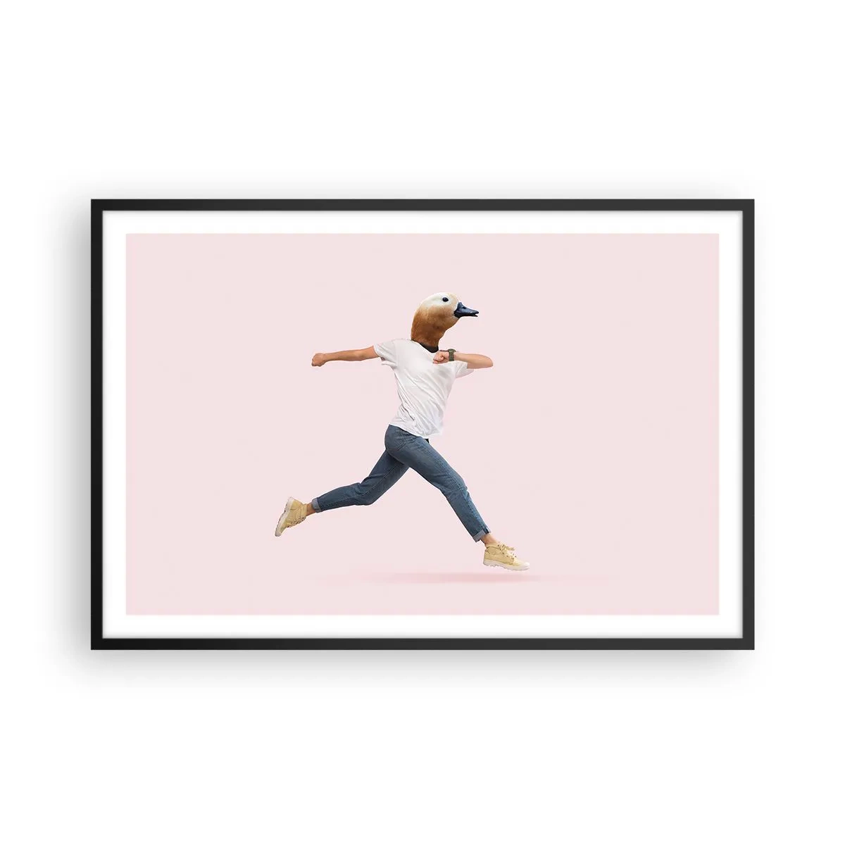 Poster în ramă neagră - Un strop de absurditate - 91x61 cm