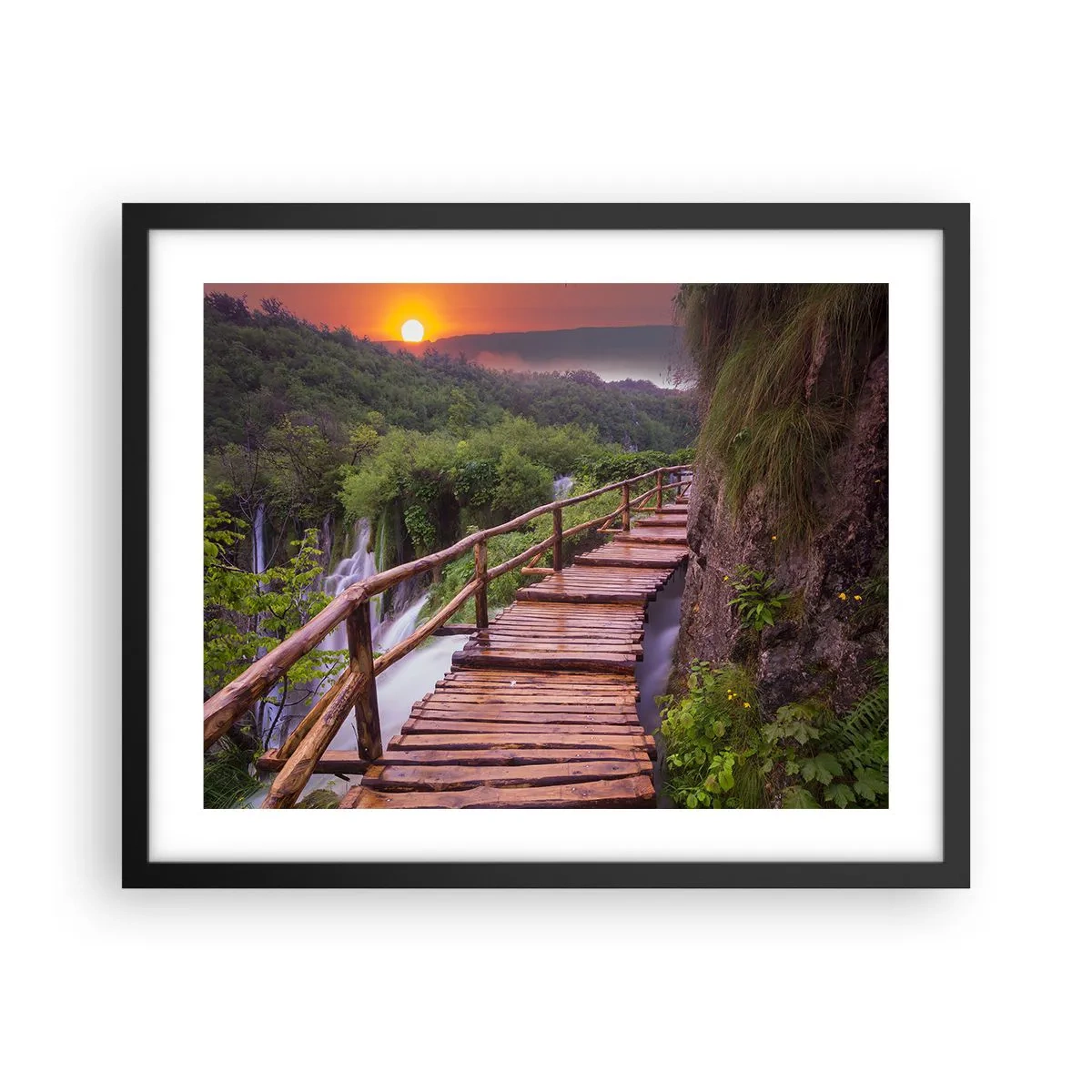 Poster în ramă neagră - Frumusețe de necrezut - 50x40 cm