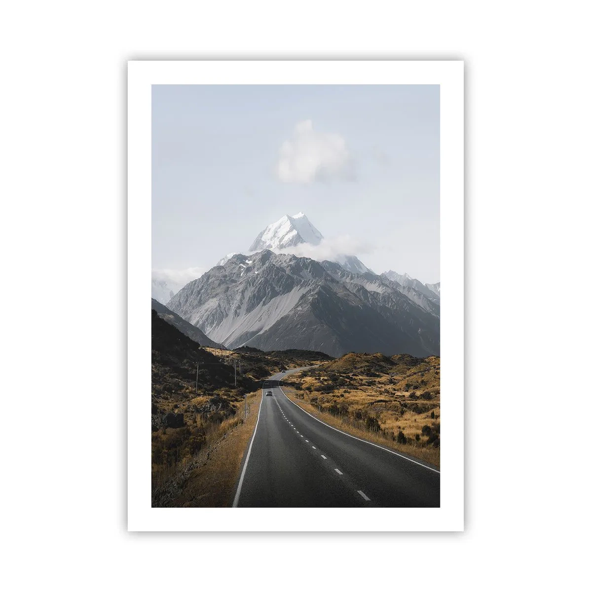 Poster - Drumul spre inima munților - 50x70 cm