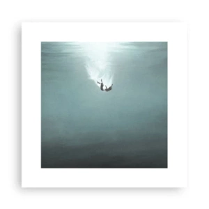 Poster - În îmbrățișarea oceanului - 30x30 cm