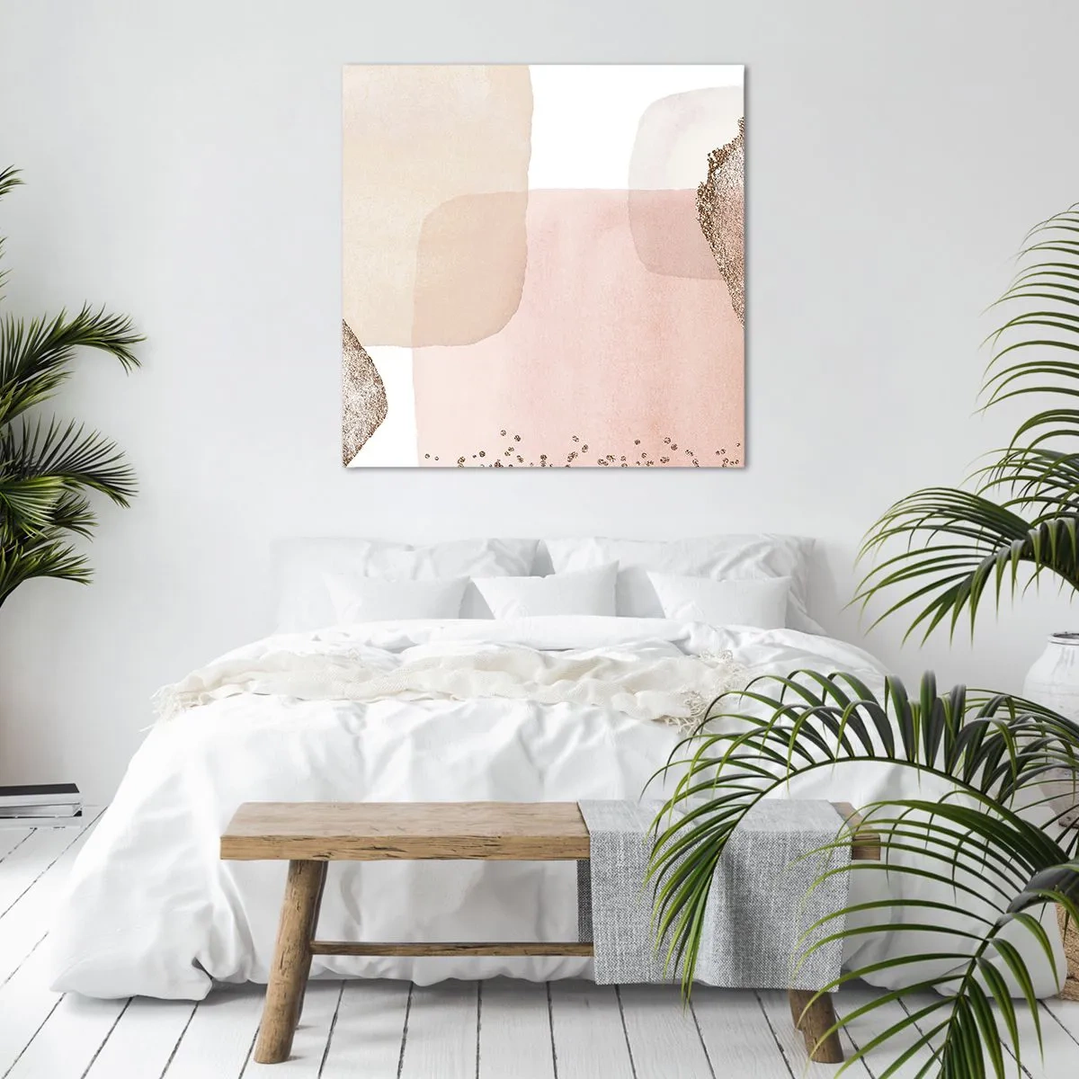 Tablou pe pânză - O privire prin culoare - 60x60 cm