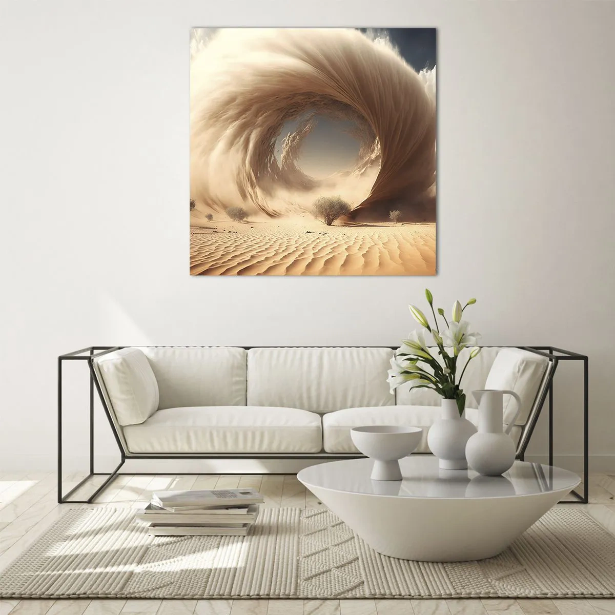 Tablou pe sticlă - Portal deschis - 60x60 cm