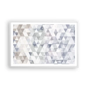 Poster în ramă albă - În ritm de trei - 91x61 cm