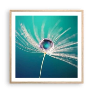 Poster în ramă de stejar deschis - Moment mistic - 60x60 cm