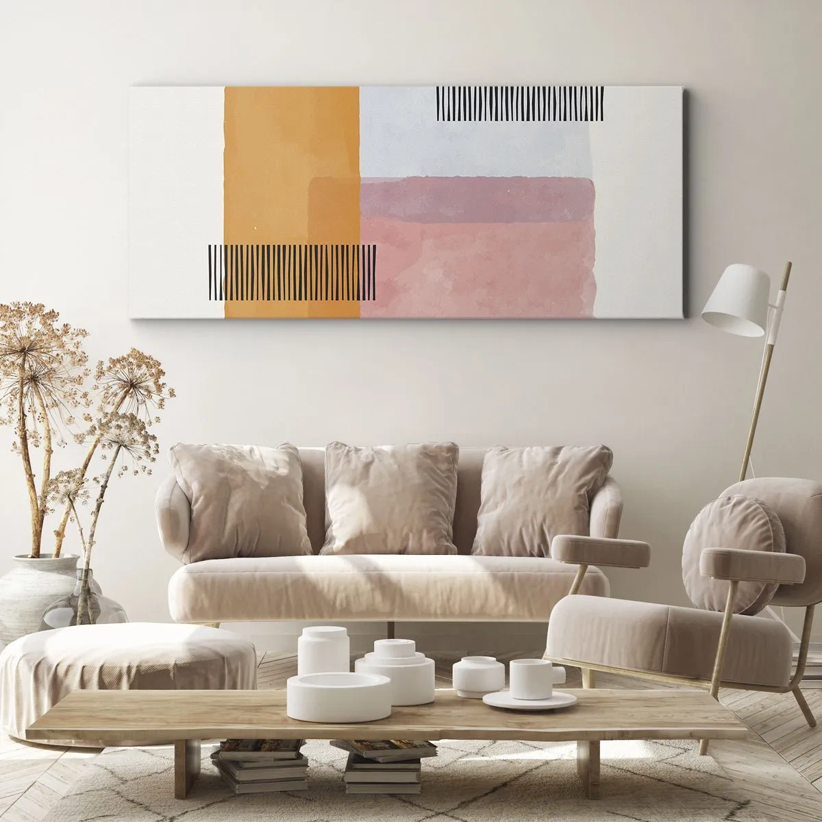 Tablou pe pânză - Din colț în colț - 160x50 cm