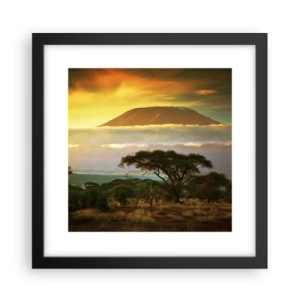 Poster în ramă neagră - Visul unui călător - 30x30 cm