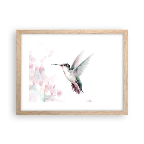 Poster în ramă de stejar deschis - Oprit în mișcare - 40x30 cm