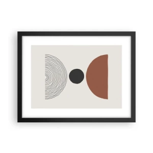 Poster în ramă neagră - În centrul atenției - 40x30 cm