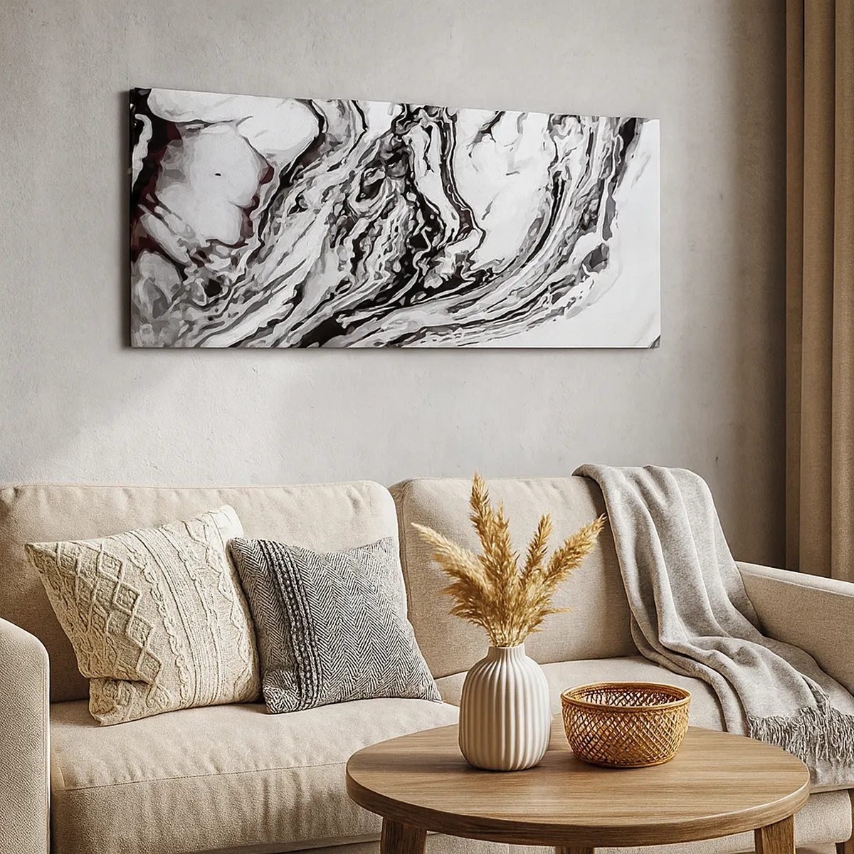 Tablou pe pânză - La început a fost haos - 30x30 cm