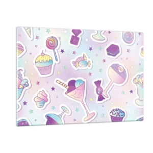 Tablou pe sticlă - Să ai o zi de naștere în fiecare zi - 120x80 cm